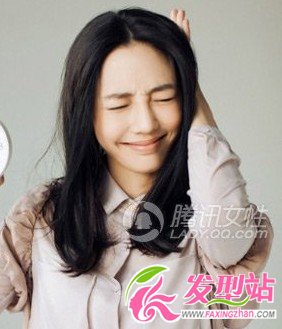 2026白百合中分微卷发清纯气质造型