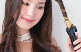 卷发棒教程_卷发棒卷刘海_电卷发棒卷头发图解