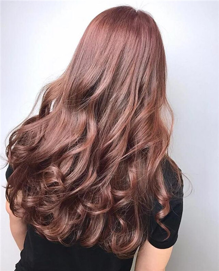 雾面紫雾面色染发