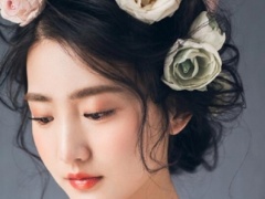 黑色头发新娘造型 优雅盘发端庄高雅