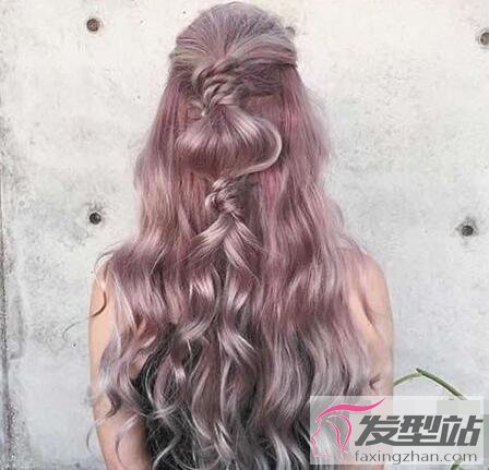 仙氣長發(fā)公主頭扎發(fā)效果圖