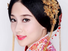 【中式新娘发型】中式新娘盘发_中式新娘妆发型设计