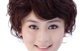 【中年短发烫发发型】女士短发发型_中年女士发型