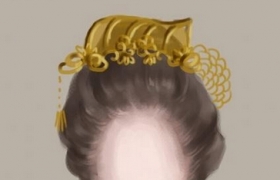 【古代发髻的盘法_唯美大气古典盘发_古代女子发髻】