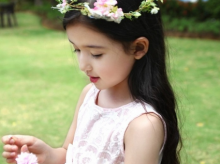 【图】儿童扎发_小女孩编发_新年发型_节日儿童编发100例