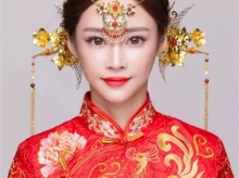 【图】韩式新娘发型_新娘发型设计_中式新娘发型_结婚当天新娘发型