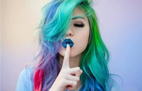 【流行染发】混搭染发_浅色染发_挑染发色_深色染发_流行染发发色