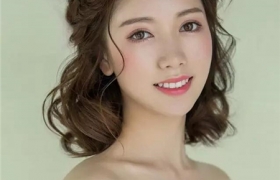 【图】韩式最新新娘发型_韩式新娘盘发教学_韩式新娘发型编发图解