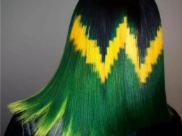 2026马赛克涂鸦染发最新趋势 马赛克印花
