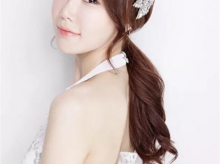 【低马尾】低马尾新娘发型_怎么扎低马尾好看_低马尾扎法大全