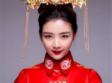 【中式新娘发型】中式新娘盘发 中式新娘发型图片