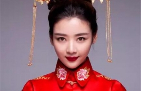 【中式新娘发型】中式新娘盘发 中式新娘发型图片
