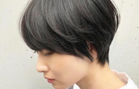 【黑色发型图片】黑色长发发型_黑色短发_黑色烫发发型