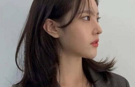【女生中长发型】女生中长发烫发_女生中长发型扎法