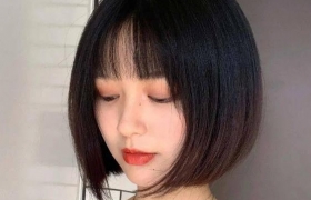 【齐刘海短发】齐刘海学生短发_齐刘海蓬松短发