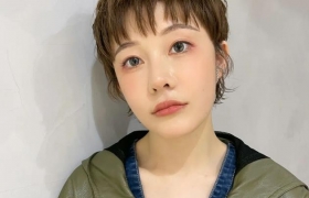 【狗啃刘海】最流行的狗啃短发_网红狗啃式刘海短发