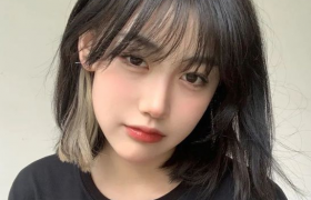 【短发挑染】女生短发挑染_短发耳后挑染